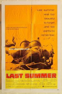 g689 LAST SUMMER one-sheet movie poster '69 Barbara Hershey, Thomas