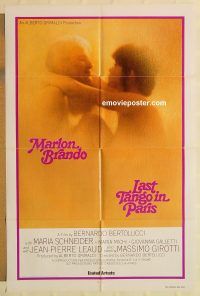 g690 LAST TANGO IN PARIS int'l one-sheet movie poster '73 Marlon Brando