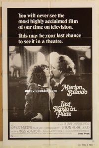 g691 LAST TANGO IN PARIS style C one-sheet movie poster R75 Marlon Brando