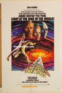 g707 LIGHT AT THE EDGE OF THE WORLD one-sheet movie poster '71 Douglas