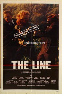 g709 LINE one-sheet movie poster '80 Ray Baker, Jacqueline Brookes