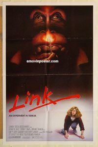g710 LINK one-sheet movie poster '86 Elisabeth Shue, Terence Stamp
