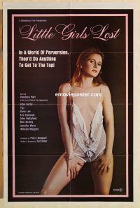 g712 LITTLE GIRLS LOST one-sheet movie poster '82 sexy Veronica Hart!
