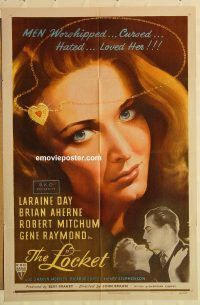 g716 LOCKET one-sheet movie poster '46 Laraine Day, Robert Mitchum
