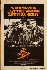 g722 LORDS OF FLATBUSH one-sheet movie poster '74 Fonzie! Rocky!