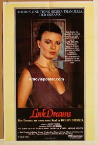 g726 LOVE DREAMS one-sheet movie poster '81 Julia Perrin, sexploitation!
