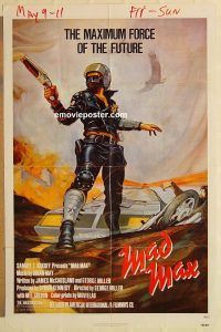 g740 MAD MAX one-sheet movie poster '80 Mel Gibson, George Miller