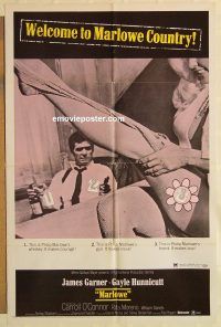 g763 MARLOWE one-sheet movie poster '69 James Garner, Rita Moreno
