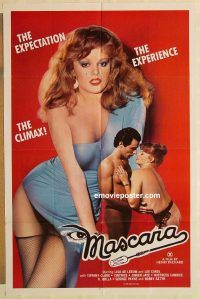 g770 MASCARA one-sheet movie poster '82 Lisa De Leeuw, sexploitation!