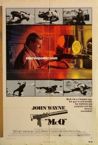 g774 MCQ one-sheet movie poster '74 John Sturges, John Wayne, Albert