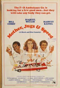 g799 MOTHER, JUGS & SPEED one-sheet movie poster '76 Raquel Welch