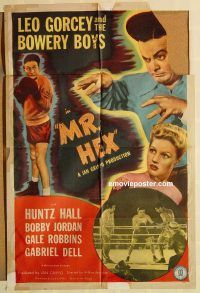 g800 MR HEX one-sheet movie poster '46 Leo Gorcey, boxing, Bowery Boys!