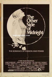 g871 OTHER SIDE OF MIDNIGHT one-sheet movie poster '77 Marie-France Pisier