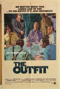 g873 OUTFIT int'l one-sheet movie poster '73 Robert Duvall, Joe Don Baker