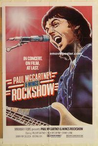 g976 ROCKSHOW one-sheet movie poster '79 Paul McCartney, Kozlowski art!