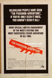 g907 POSEIDON ADVENTURE style B 1sh movie poster R74 Hackman, Borgnine