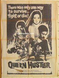g937 QUEEN HUSTLER one-sheet movie poster '75 Shaw Brothers, martial arts!