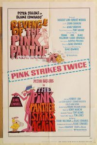 g964 REVENGE OF THE PINK PANTHER/PINK PANTHER STRIKES 1sh