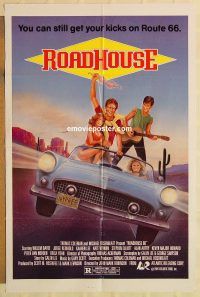 g972 ROADHOUSE 66 one-sheet movie poster '84 early Willem Dafoe, Reinhold