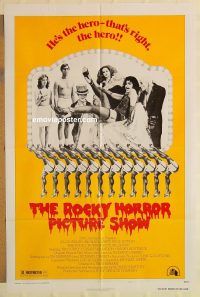 g979 ROCKY HORROR PICTURE SHOW style B one-sheet movie poster '75 Tim Curry