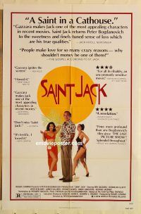 g994 SAINT JACK one-sheet movie poster '79 Ben Gazzara, Denholm Elliott