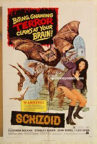 h006 LIZARD IN A WOMAN'S SKIN one-sheet movie poster R72 classic AIP schlock!