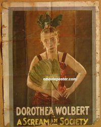 h008 SCREAM IN SOCIETY one-sheet movie poster '20 Dorothea Wolbert