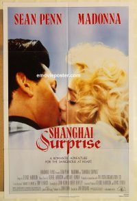 h028 SHANGHAI SURPRISE one-sheet movie poster '86 Madonna, Sean Penn
