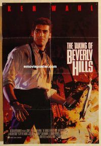 h132 TAKING OF BEVERLY HILLS one-sheet movie poster '91 Sidney Furie, Wahl