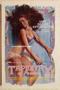 h138 TAPESTRY OF PASSION one-sheet movie poster '76 Holmes, lust & desire!