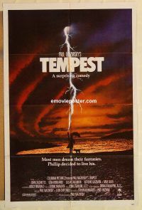 h148 TEMPEST one-sheet movie poster '82 John Cassavetes, Gena Rowlands