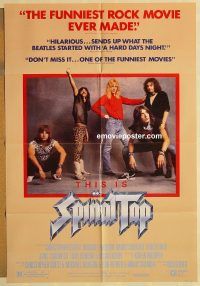 h172 THIS IS SPINAL TAP one-sheet movie poster '84 Rob Reiner