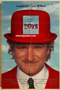 h197 TOYS int'l DS one-sheet movie poster '92 Robin Williams, Joan Cusack