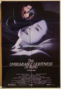 h213 UNBEARABLE LIGHTNESS OF BEING one-sheet movie poster '88 Day-Lewis