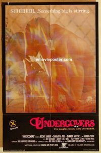 h217 UNDERCOVERS one-sheet movie poster '82 Becky Savage, sexploitation!
