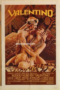 h228 VALENTINO one-sheet movie poster '77 biography, Rudolph Nureyev