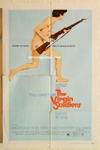 h240 VIRGIN SOLDIERS one-sheet movie poster '70 Lynn Redgrave, Davenport