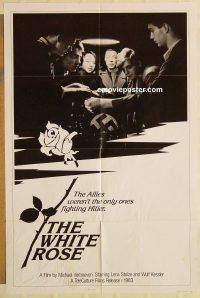 h279 WHITE ROSE one-sheet movie poster '84 Stolze, Kessler, Siebert