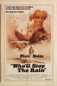 h280 WHO'LL STOP THE RAIN one-sheet movie poster '78 Nick Nolte, Weld