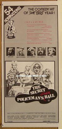 k755 SECRET POLICEMAN'S OTHER BALL Australian daybill movie poster '82