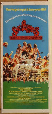 k756 SGT PEPPER'S LONELY HEARTS CLUB BAND Australian daybill movie poster '78