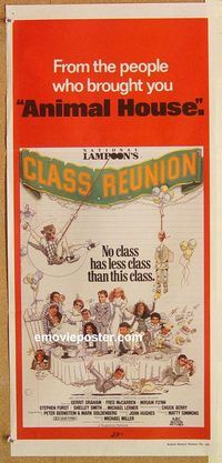 k697 NATIONAL LAMPOON'S CLASS REUNION Australian daybill movie poster '82