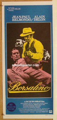 k501 BORSALINO Australian daybill movie poster '70 Jean-Paul Belmondo, Delon