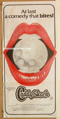 k514 CADDYSHACK Australian daybill movie poster '80 Chevy Chase, Dangerfield