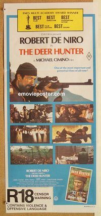 k546 DEER HUNTER Australian daybill movie poster '78 Robert De Niro, Walken