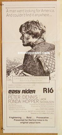 k560 EASY RIDER New Zealand daybill movie poster R78 Peter Fonda