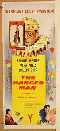 k613 HANGED MAN Australian daybill movie poster '65 Robert Culp, O'Brien