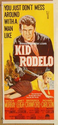 k641 KID RODELO Australian daybill movie poster '66 Don Murray, Janet Leigh