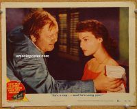 k052 BRIBE movie lobby card #8 '49 Ava Gardner, Laughton close up!