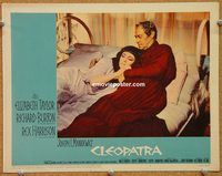 k058 CLEOPATRA movie lobby card #6 '64 Elizabeth Taylor, Burton